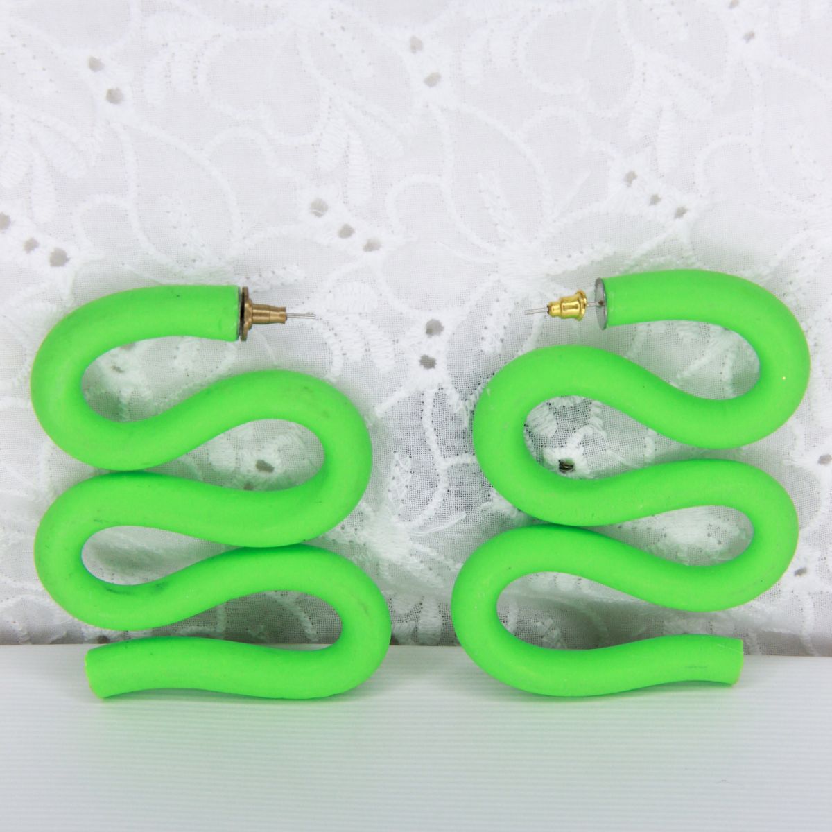 Neon Green Squigglies